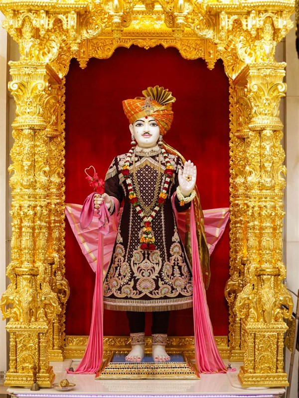 Shri Ghanshyam Maharaj, BAPS Shri Swaminarayan Mandir, Tithal