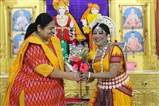 Smt Dasgupta during her performance at SVM Randesan