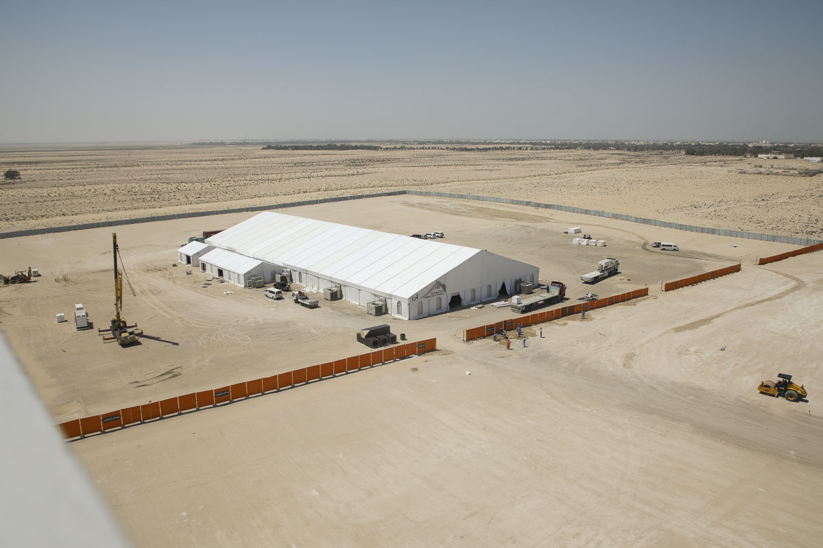 Marquee for Shilanyas Ceremony