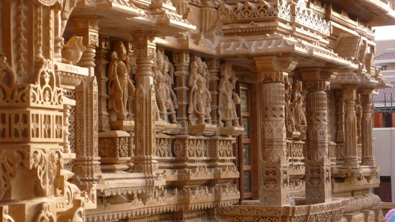  Intricate carvings of Bhadra Mandir