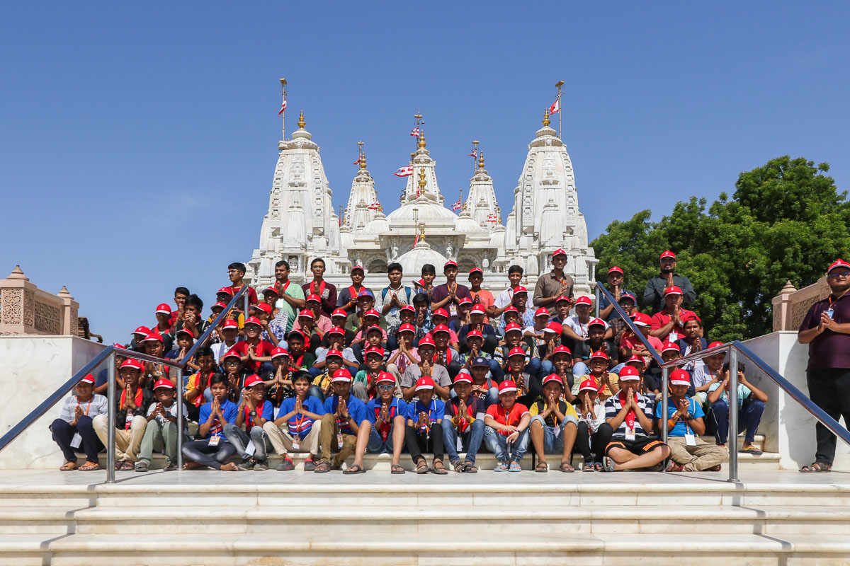 Children Visit Sacred Sites