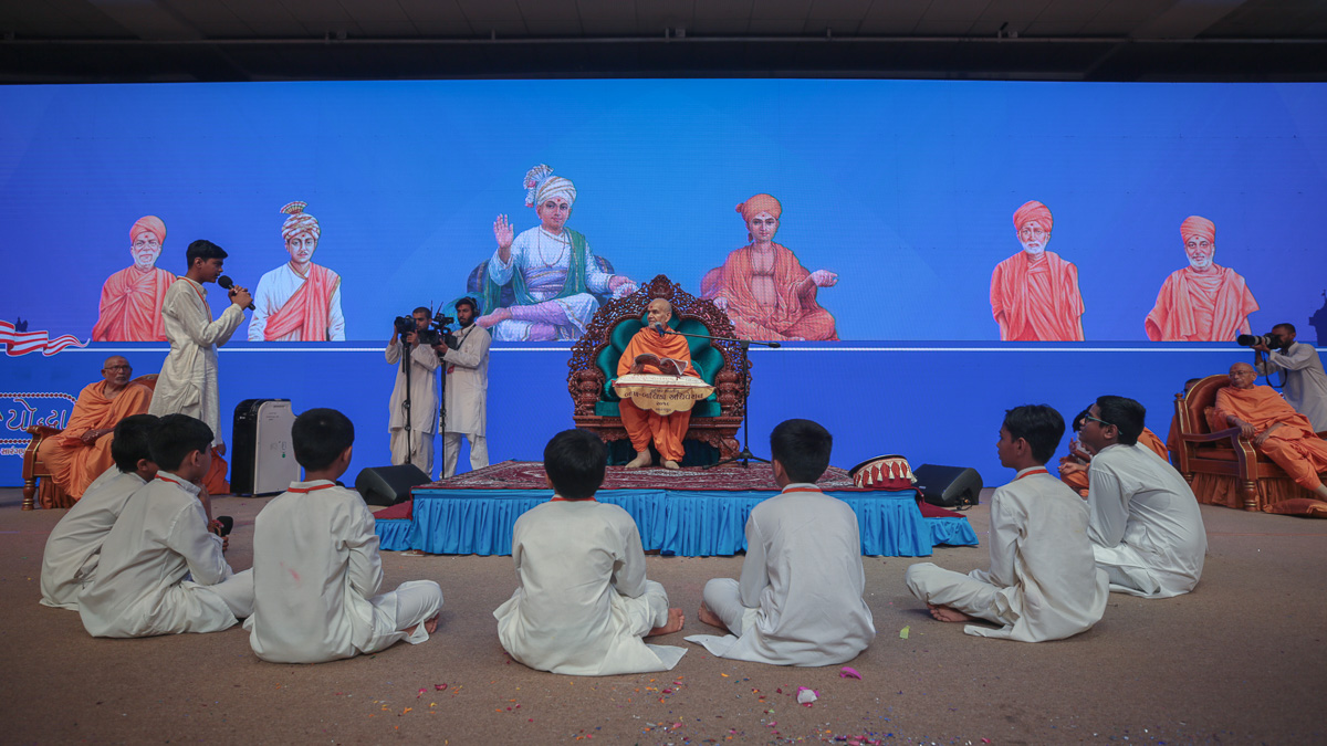 Balaks answer Swamishri's questions
