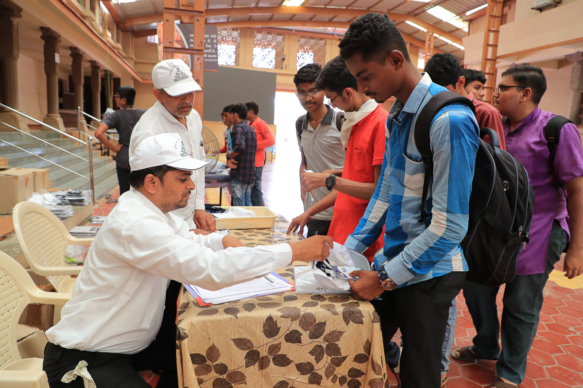 Registration desk