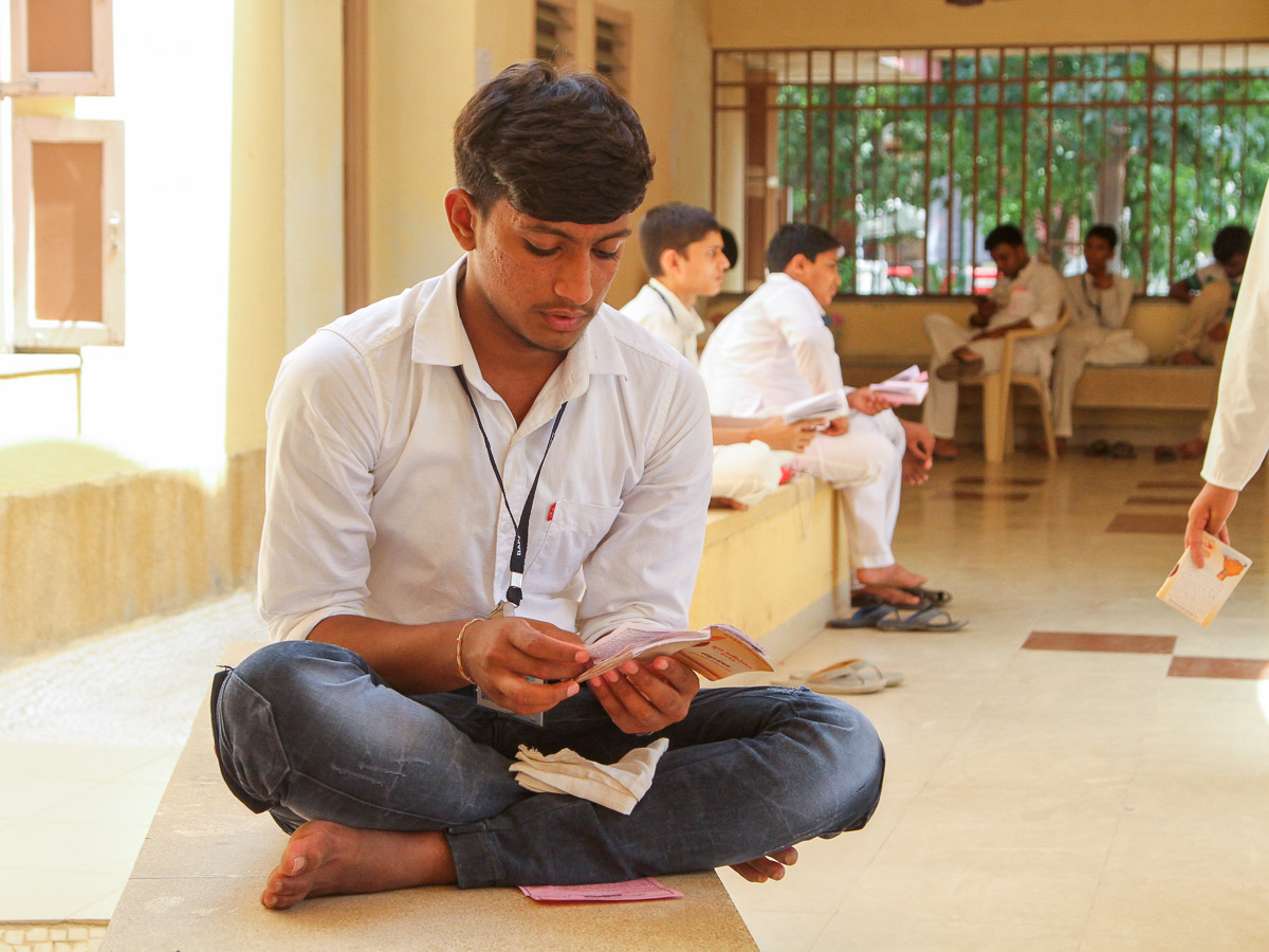 Youths prepare for the competitions
