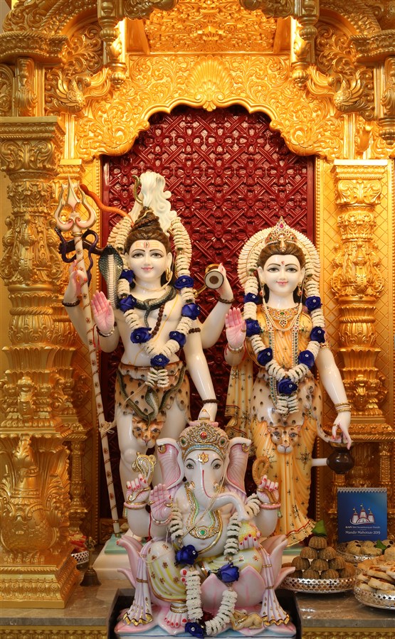 Shiva-Parvati & Ganapatiji, Coventry