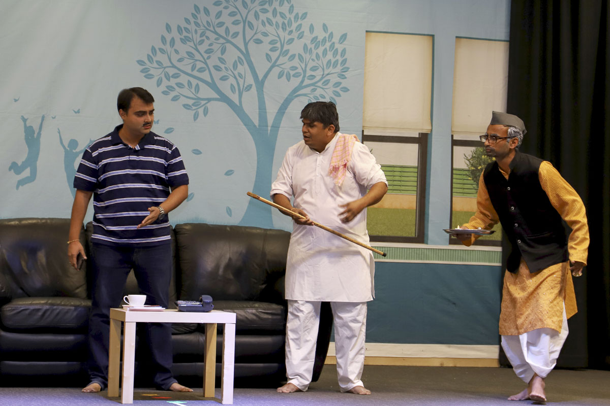 A skit presentation by youths