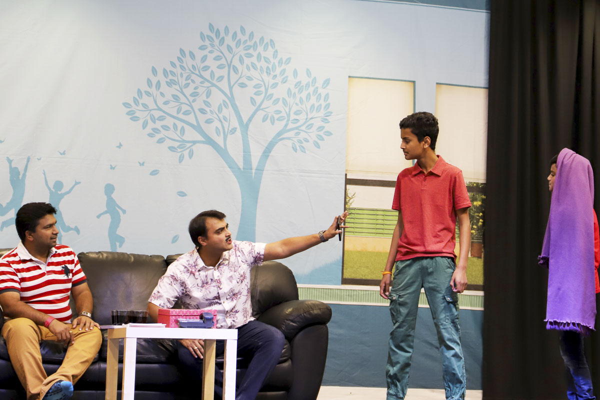 A skit presentation by youths