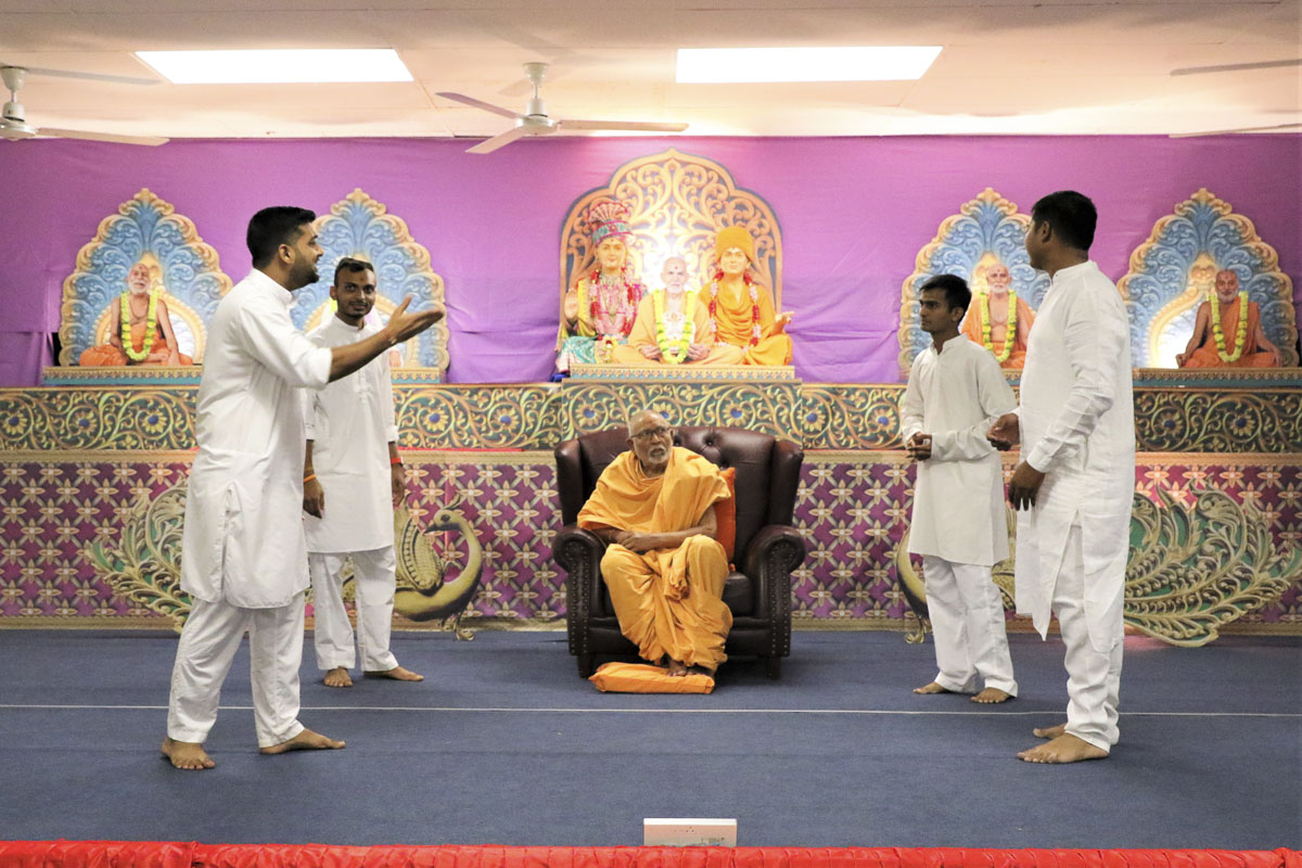 A skit presentation by youths