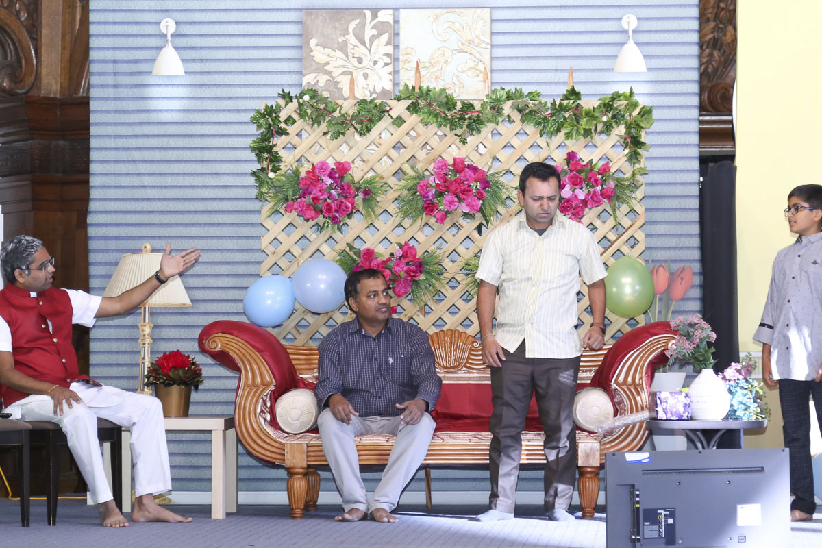 A skit presentation by youths