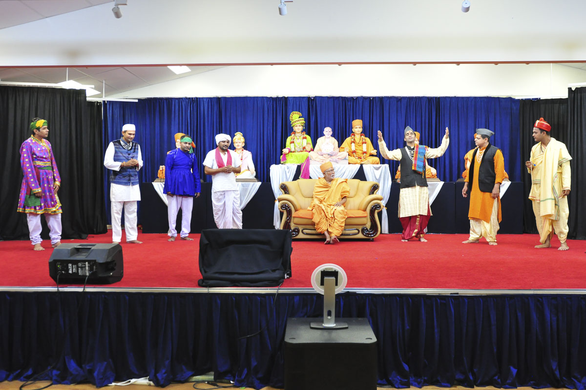 A skit presentation by youths