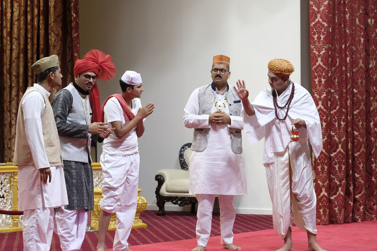 A skit presentation by youths