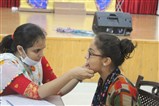 Doctors checking the students & staff