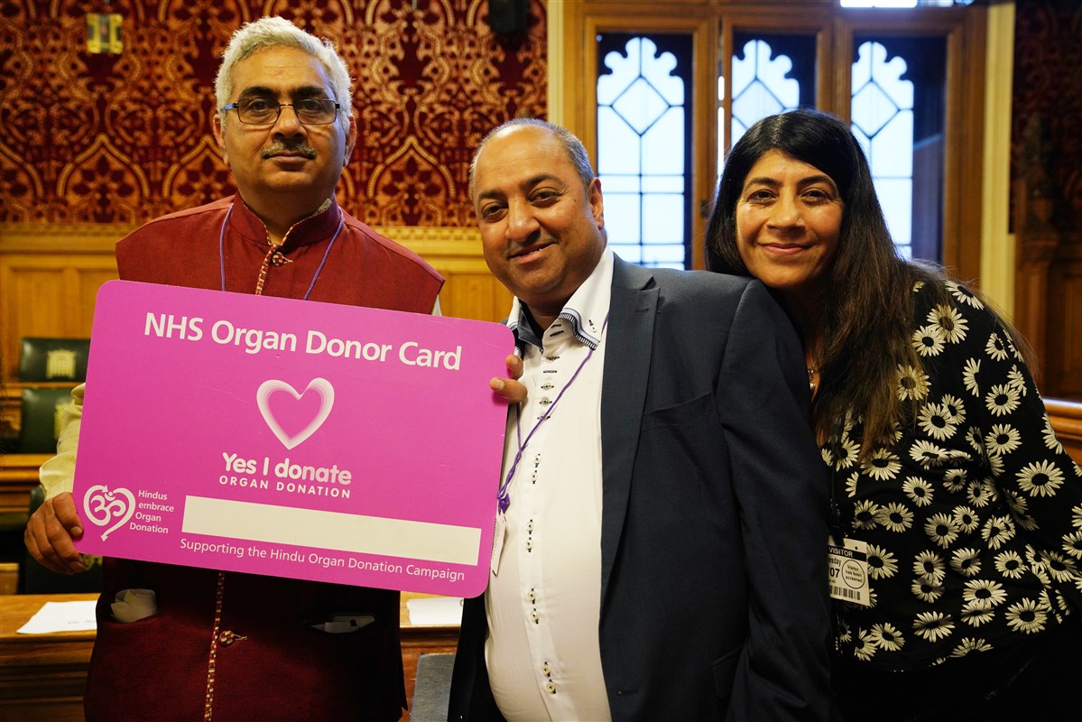 Representatives from the Hindu community endorsed the law change on organ donation