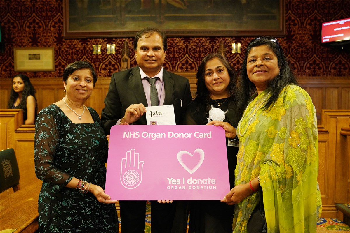 Representatives from the Jain community endorsed the law change on organ donation