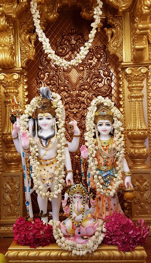 Shri Shiva-Parvati & Ganapatiji