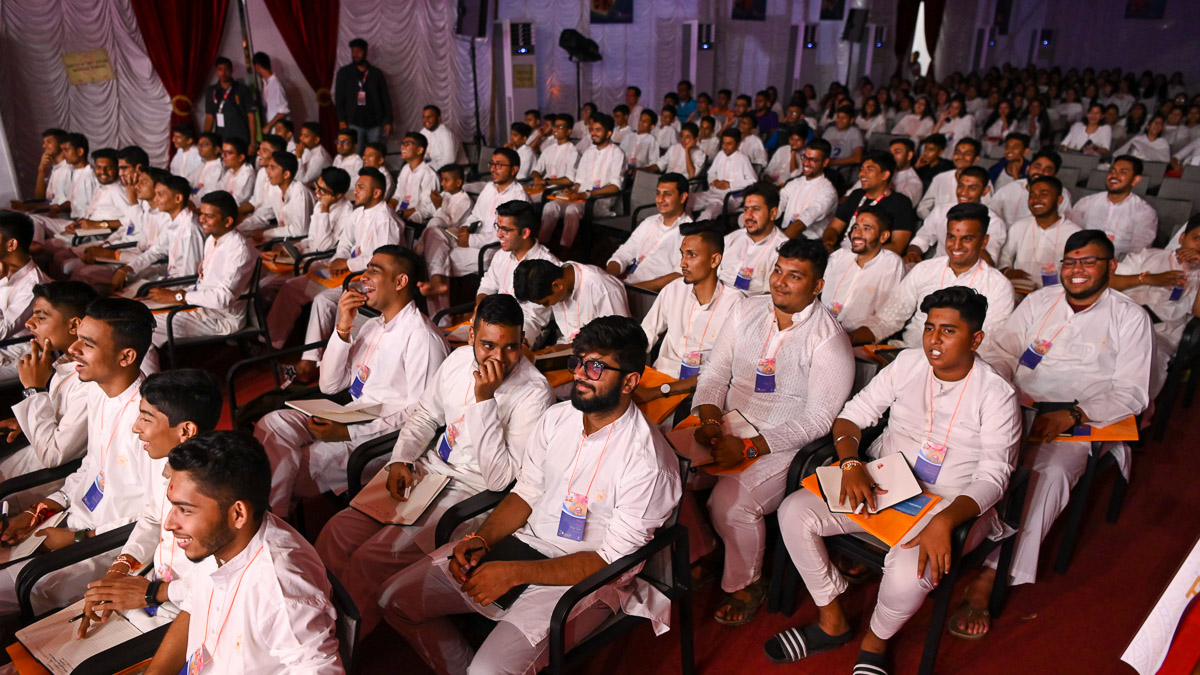 Kishores during the shibir