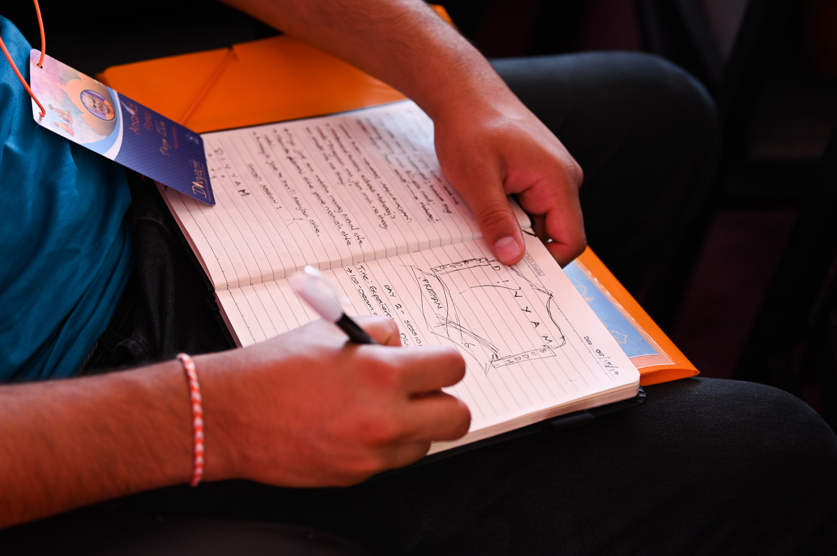 Kishores during the shibir