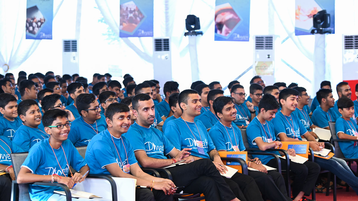 Kishores during the shibir