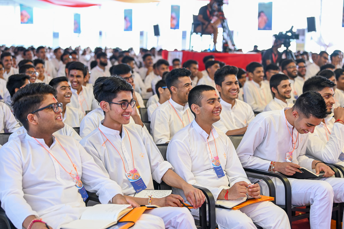 Kishores during the shibir