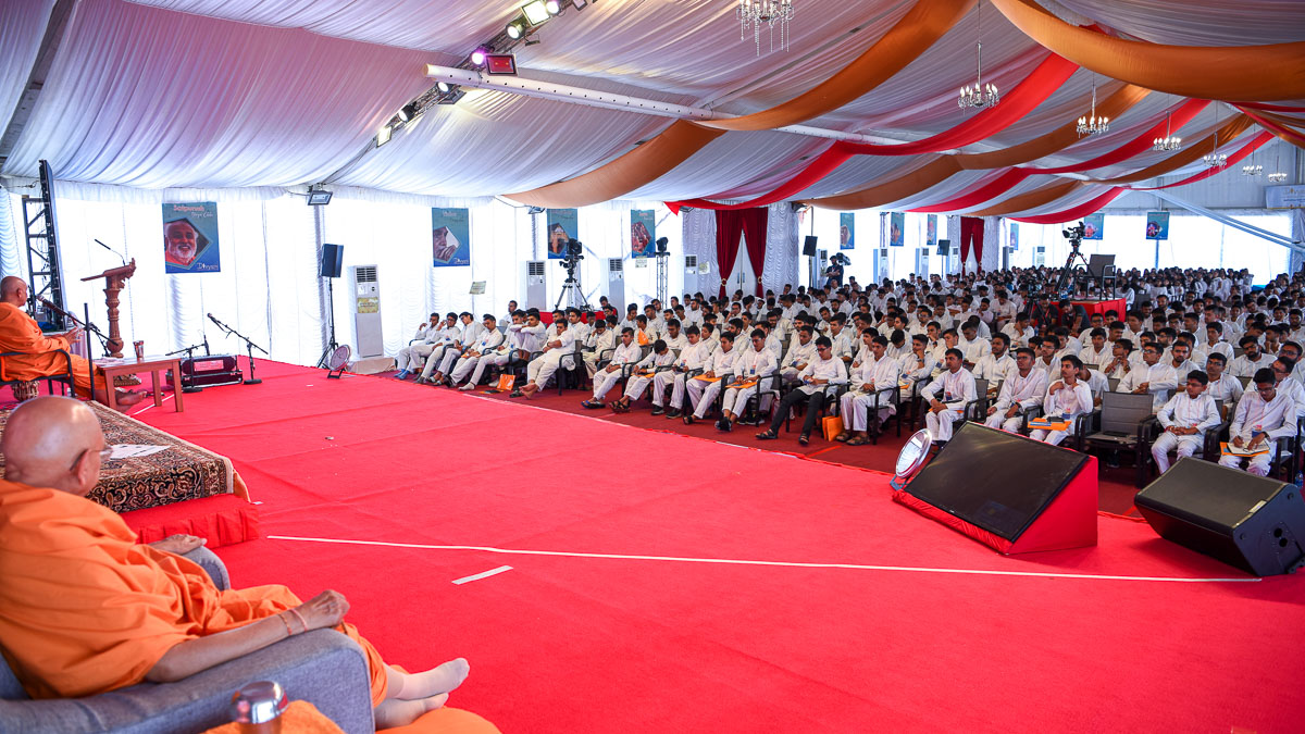 Kishores during the shibir