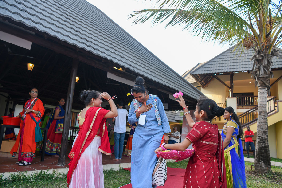 Balikas welcome karyakars