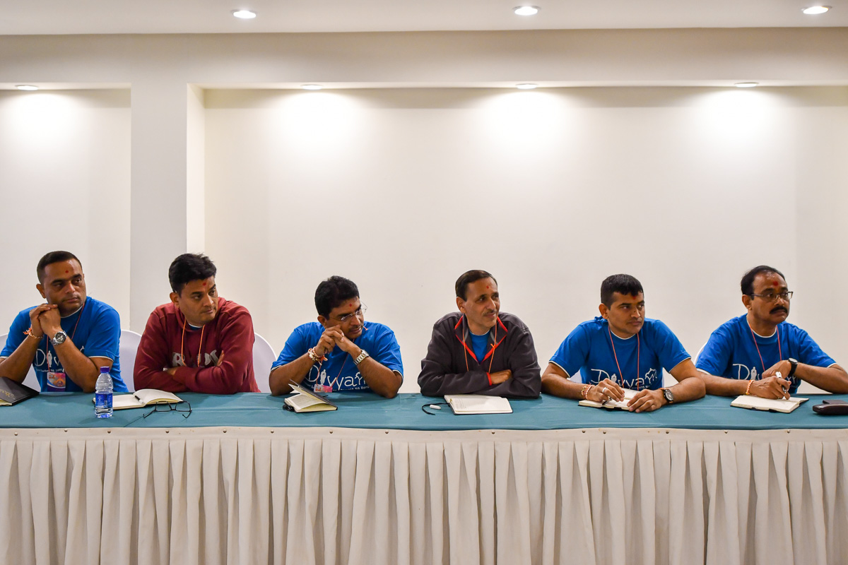 Karyakars during the shibir
