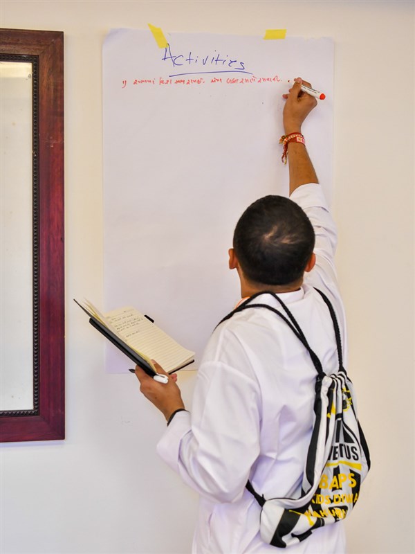 Karyakars during the shibir