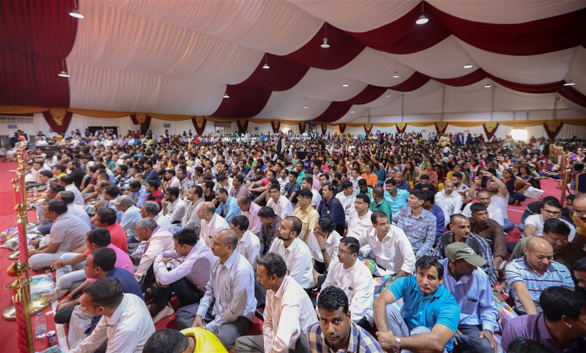 More than 4000 devotees gathered for the celebrations.