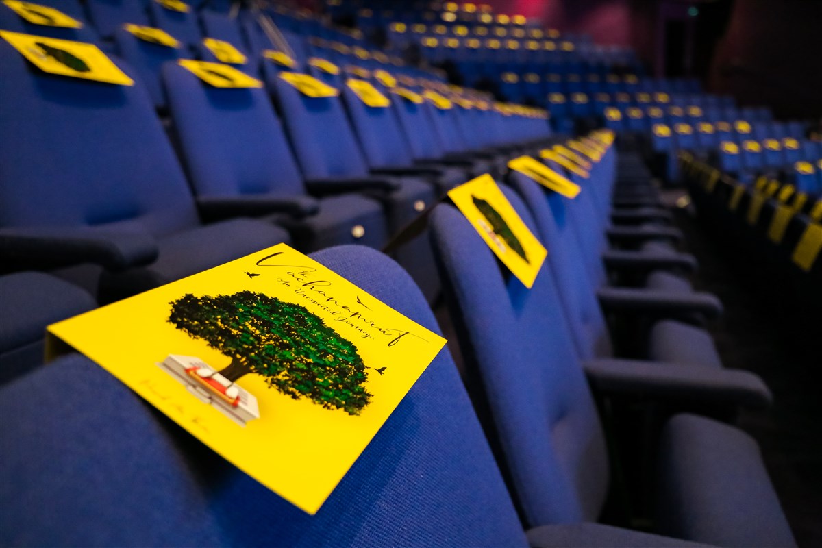 The theatre at Warwick Arts Centre housed the production, "The Vachanamrut: An Unexpected Journey"