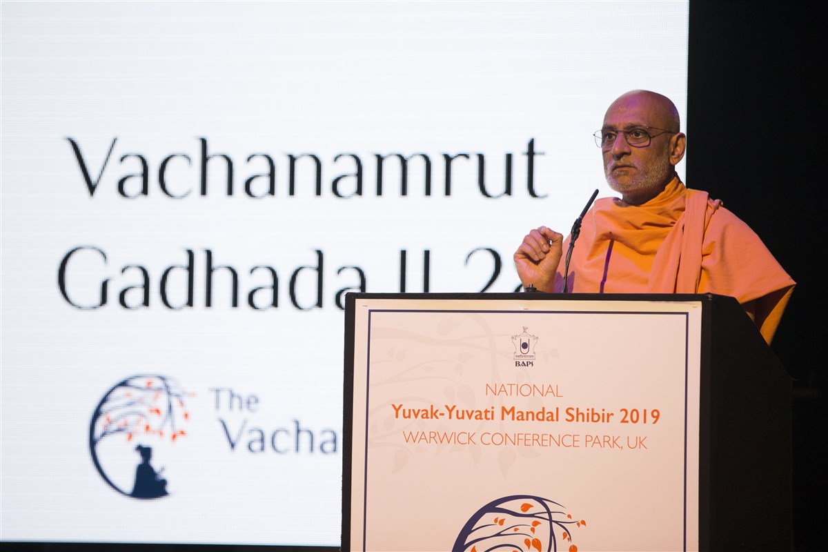 Tyagprakash Swami explains how the Vachanamrut is the essence of all scriptures