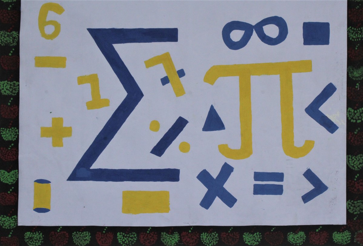 Decoration of Softboards by Students for Math Week Fest