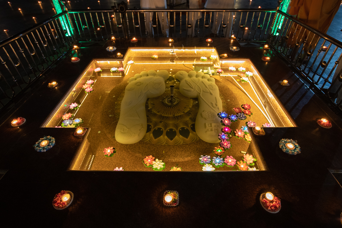 Holy charnarvind of Bhagwan Swaminarayan