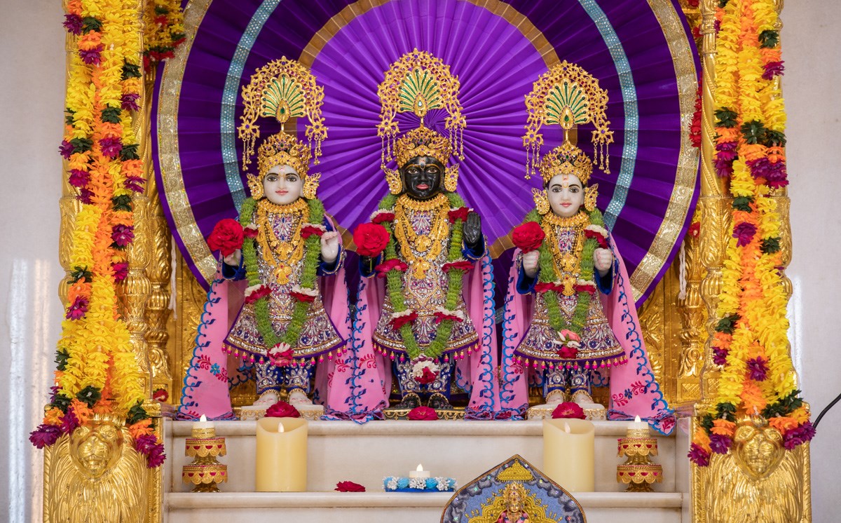 Bhagwan Swaminarayan, Aksharbrahman Gunatitanand Swami and Shri Gopalanand Swami
