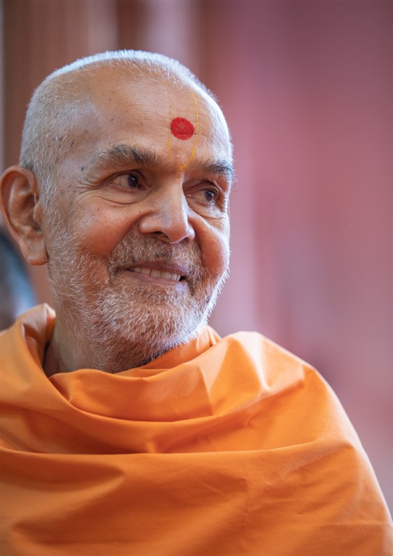 Swamishri in a divine mood