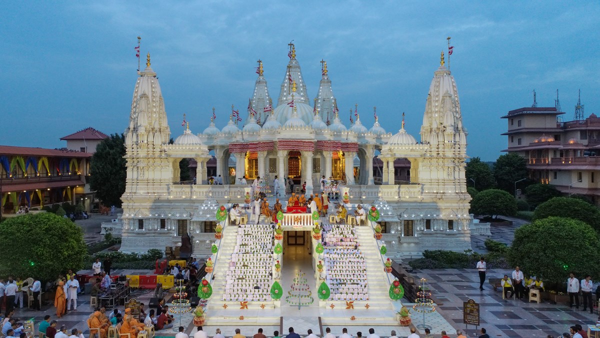 Account books laid out for Chopda Pujan