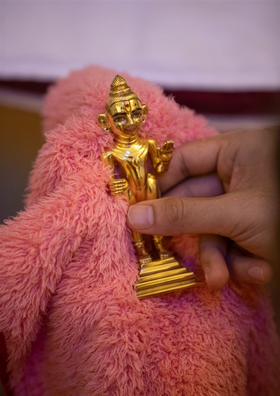 Shri Harikrishna Maharaj morning darshan
