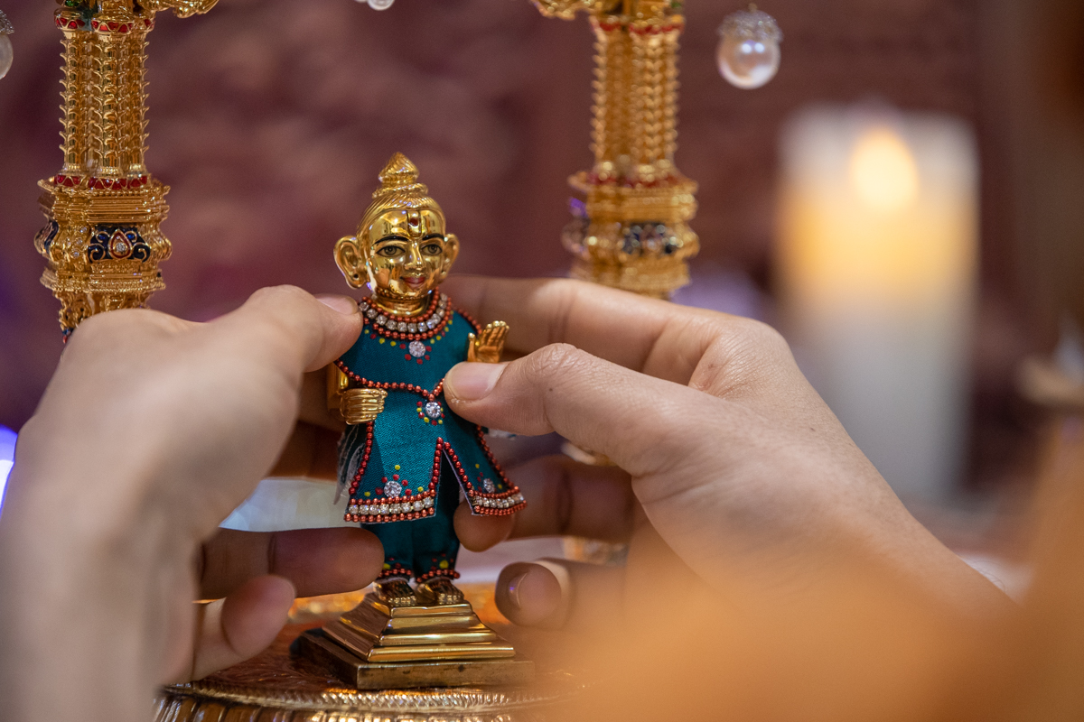 Shri Harikrishna Maharaj morning darshan