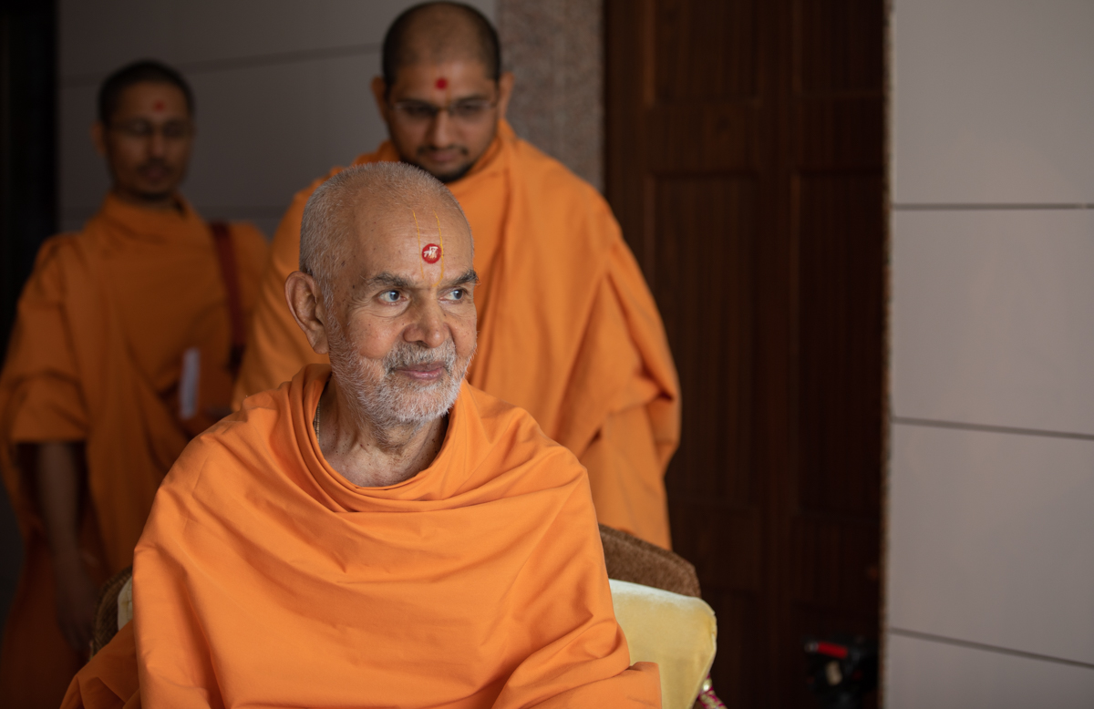 Swamishri in a divine mood