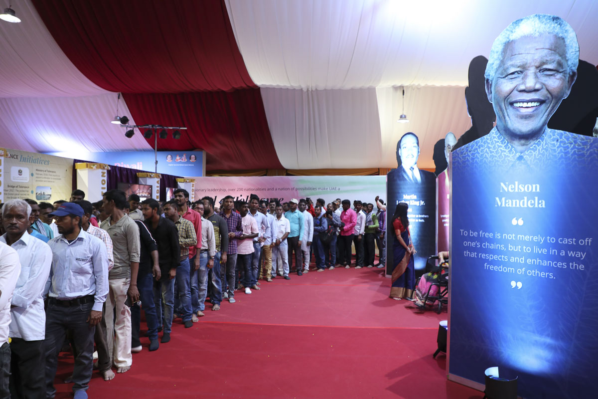 Exhibition, Annakut and Diwali  2019, BAPS Hindu Mandir, Abu Dhabi