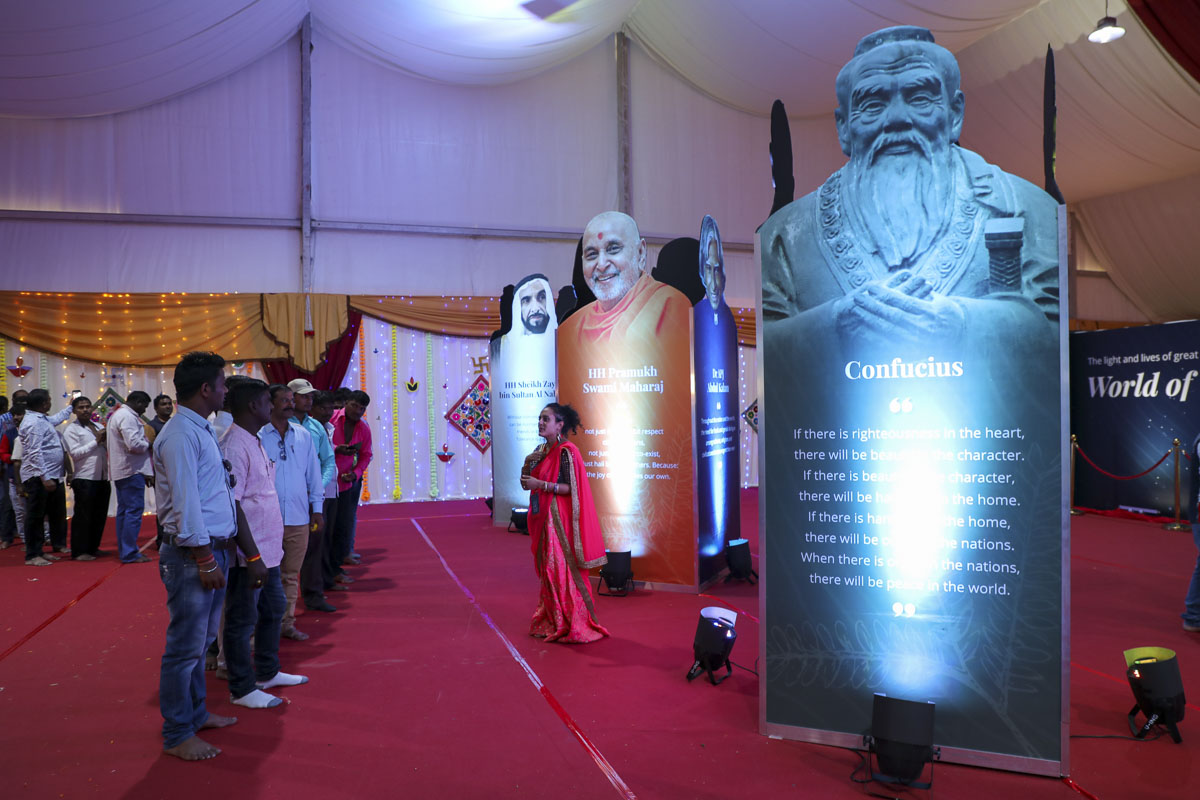 Exhibition, Annakut and Diwali  2019, BAPS Hindu Mandir, Abu Dhabi