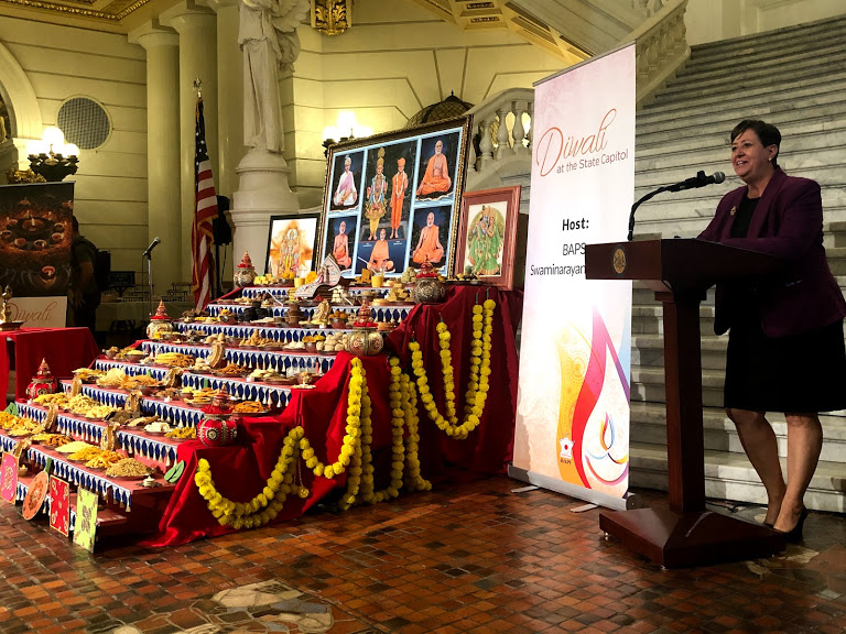 Diwali Celebration At The Pennsylvania State Capitol Harrisburg