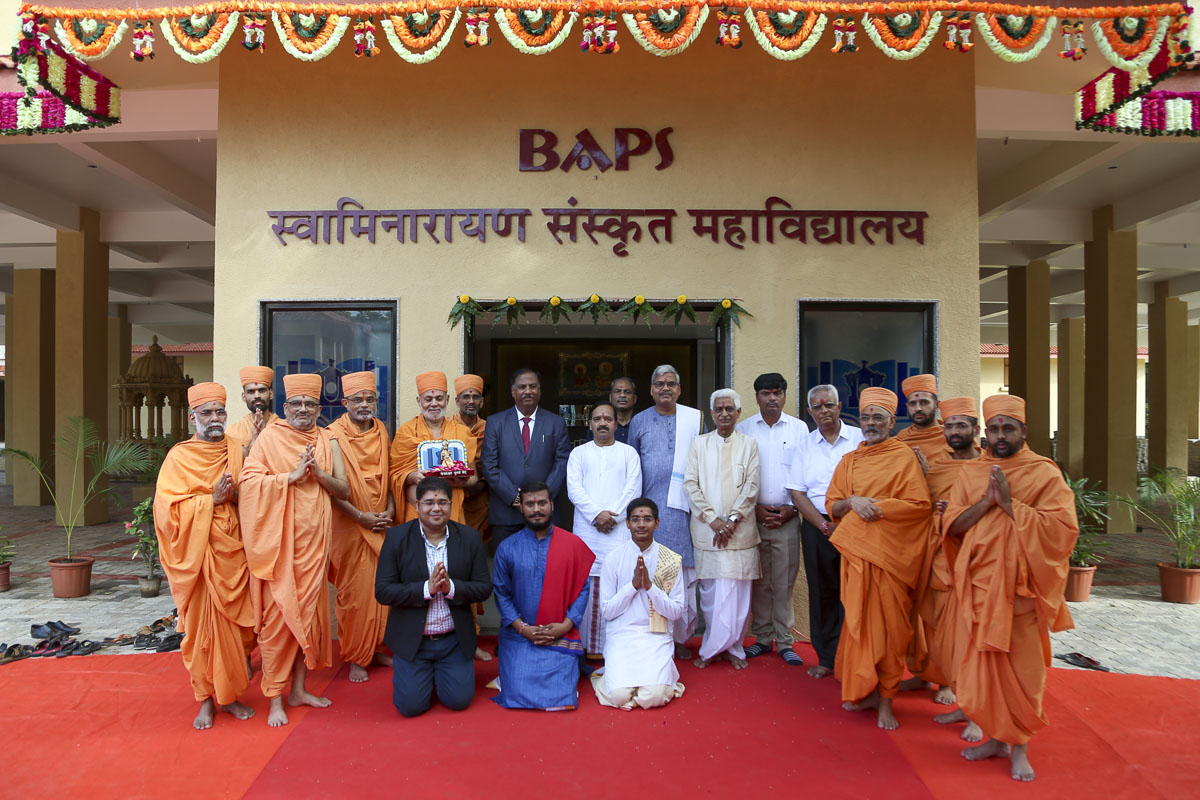 BAPS Swaminarayan Sanskrit Mahavidyalaya Building Inauguration, Sarangpur