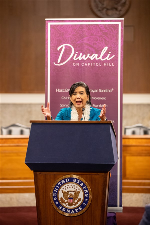 Rep. Judy Chu (CA-27) addresses the assembly