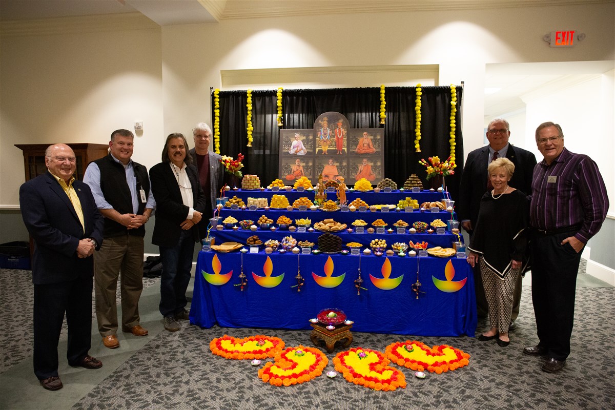 BAPS Celebrates  Diwali at Matthews Town Hall