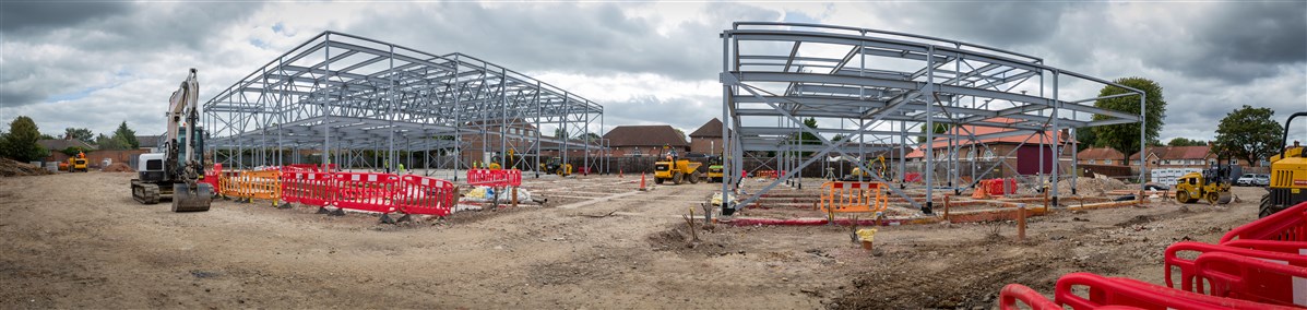 Construction work in progress - August 2019