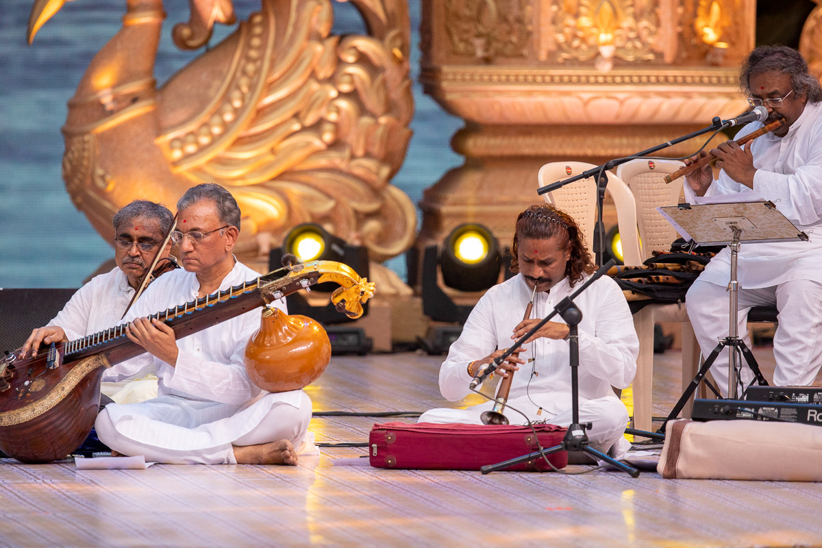 Instrumentalists play various instruments