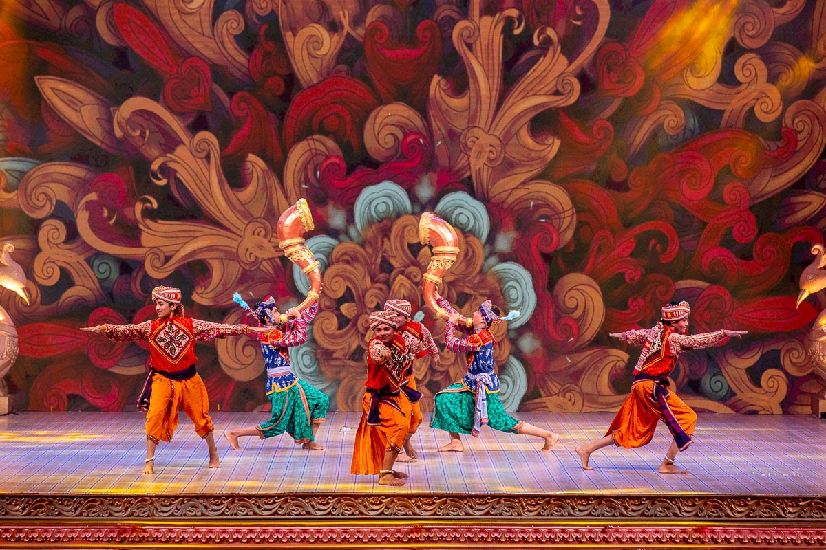 Children perform a traditional dance