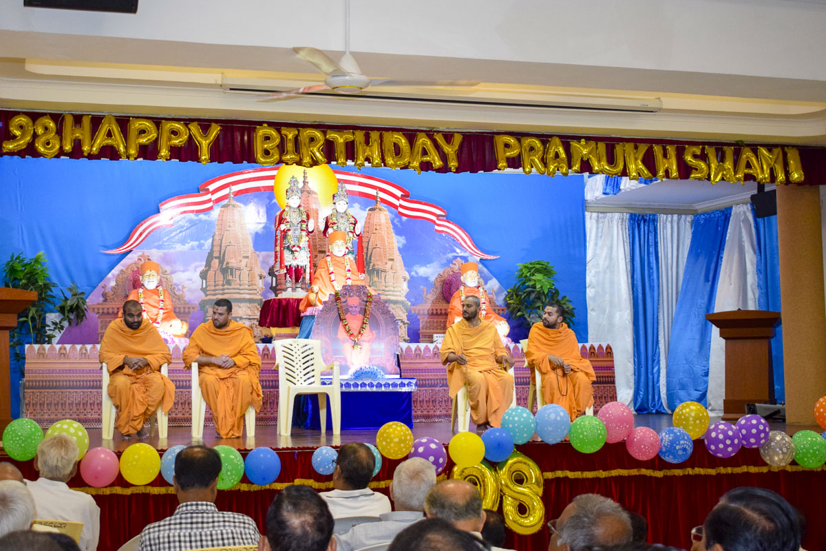 98th Birthday Celebration of Brahmaswarup Pramukh Swami Maharaj, Lusaka