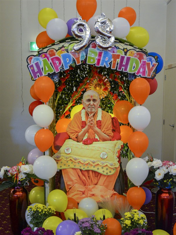 98th Birthday Celebration of Brahmaswarup Pramukh Swami Maharaj, Christchurch