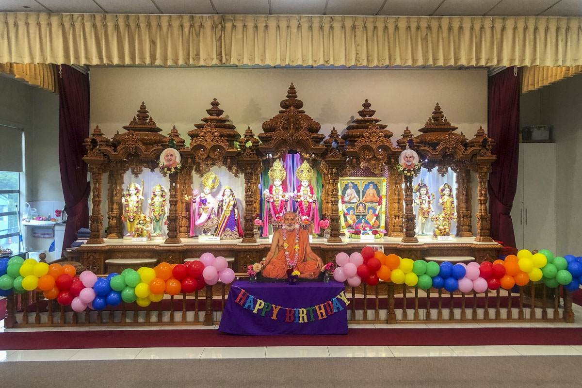 98th Birthday Celebration of Brahmaswarup Pramukh Swami Maharaj, Wellington